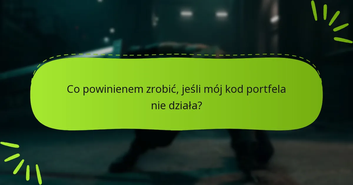 Czym są kody portfela i jak działają?